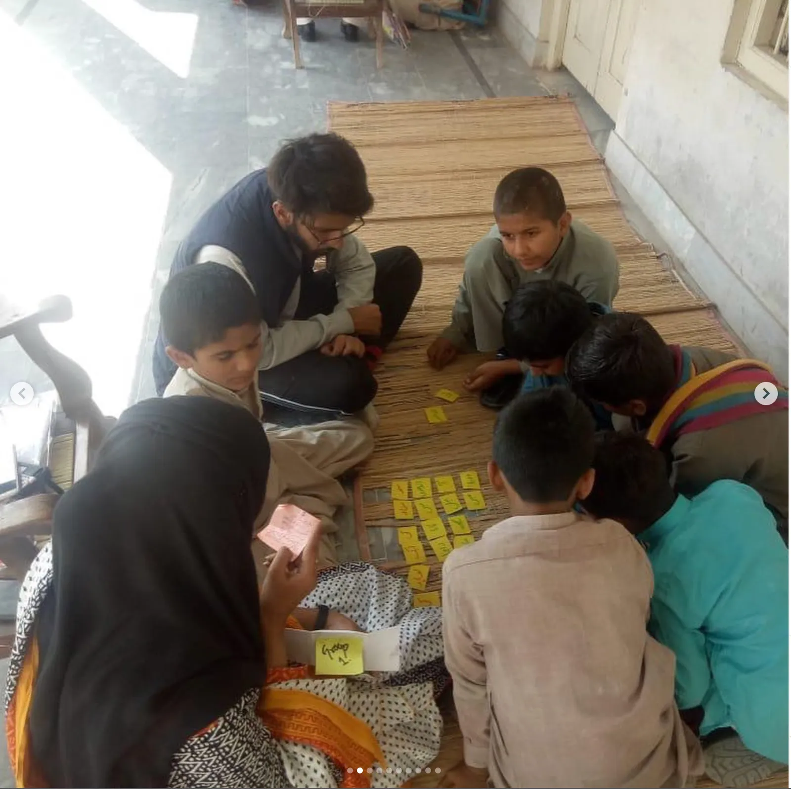 Field work and community engagement during the program.